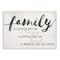 Stupell Industries Family Crazy Loud Love Inspirational Word Design Wall Art